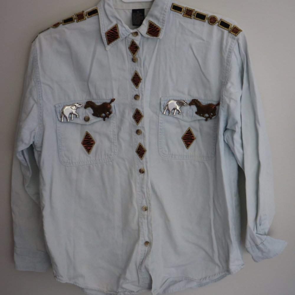 Vintage denim button down